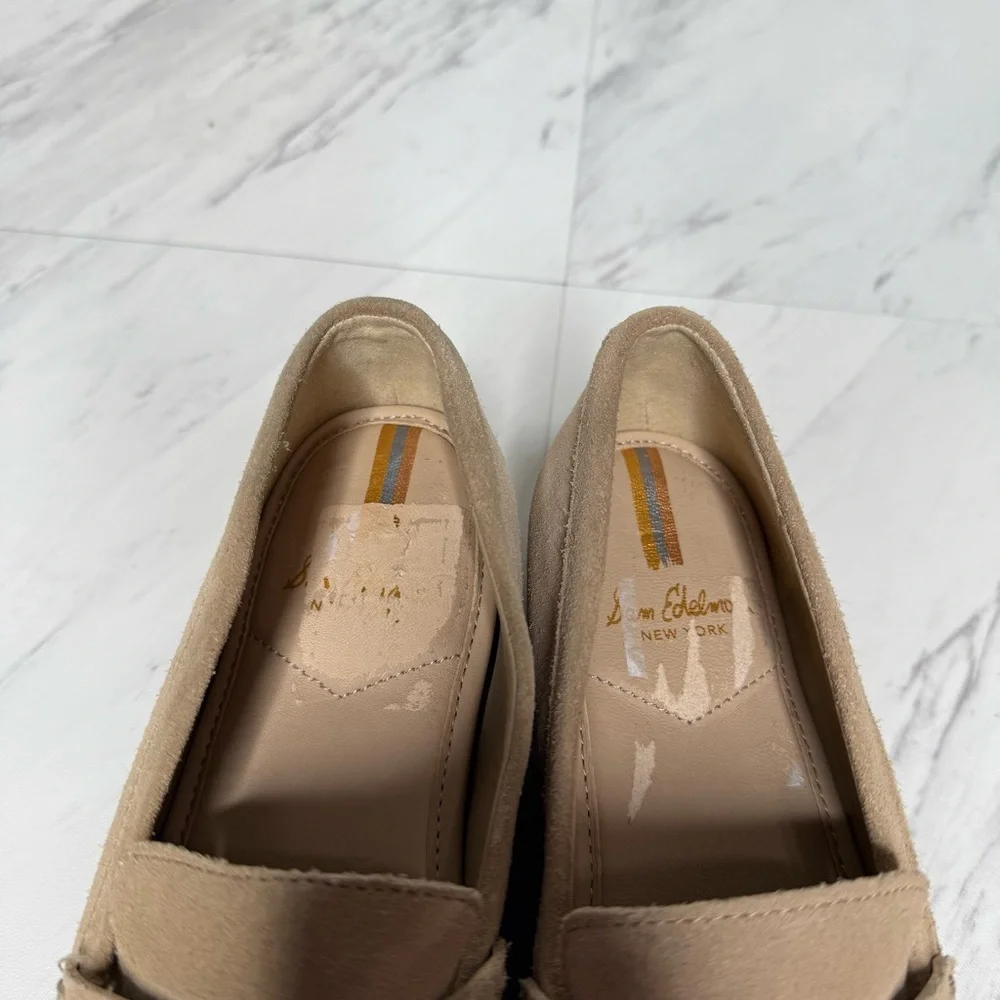 Sam Edelman Kai Tan Suede Espadrilles Loafer 6M